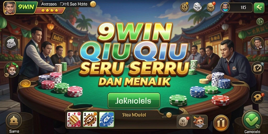 Tangkapan layar gameplay QiuQiu yang menegangkan di 9WIN.