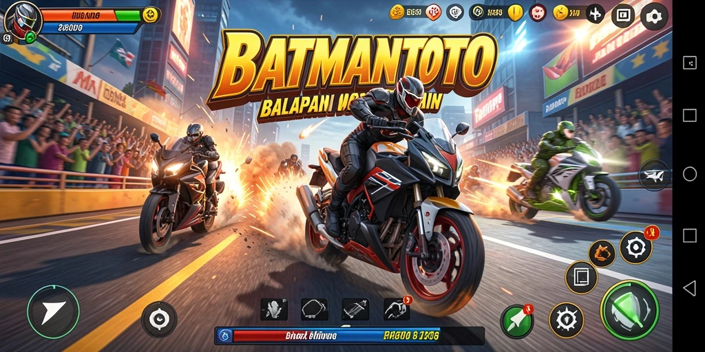 Gameplay seru di BATMANTOTO dengan trek menantang.