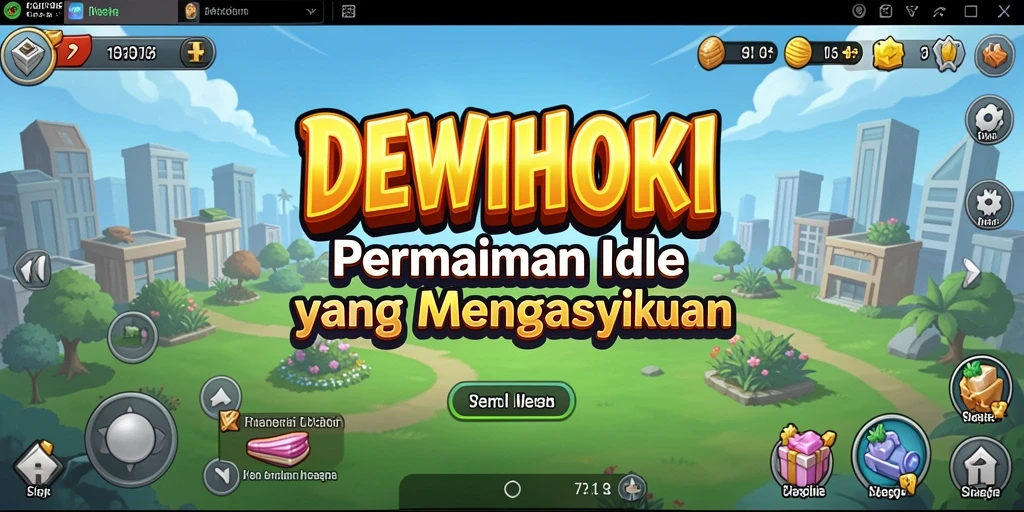 Tangkapan layar DEWIHOKI menampilkan gameplay Idle yang seru dan menarik.