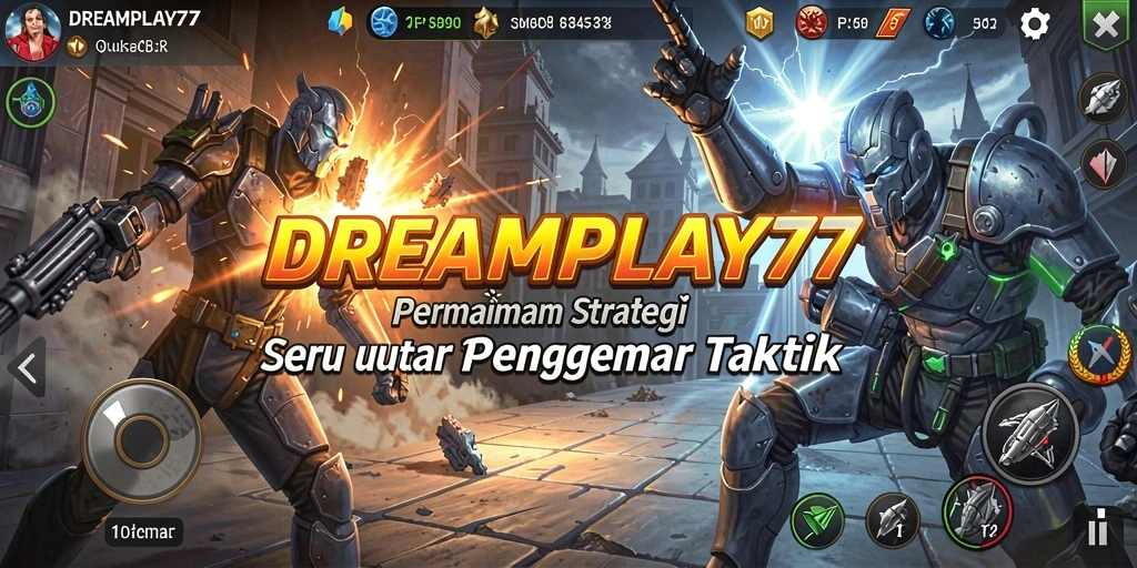 Tangkapan layar gameplay DREAMPLAY77 yang menunjukkan strategi pertempuran yang mendebarkan.
