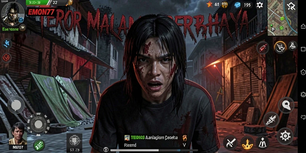 Gameplay EMON77 yang menakutkan dengan suasana mencekam.