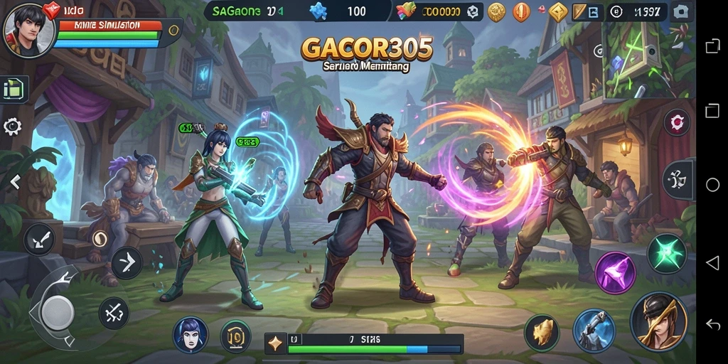 Tampilan utama gameplay GACOR305 yang mendebarkan dan penuh tantangan.