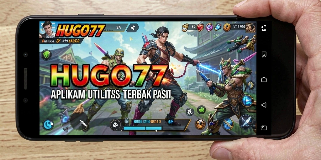 Screenshot utama HUGO77 menampilkan tampilan antarmuka pengguna yang intuitif.