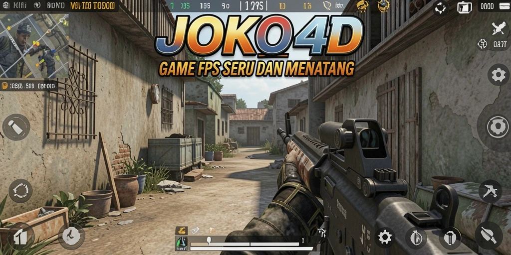 Gameplay mendebarkan di medan perang JOKO4D.