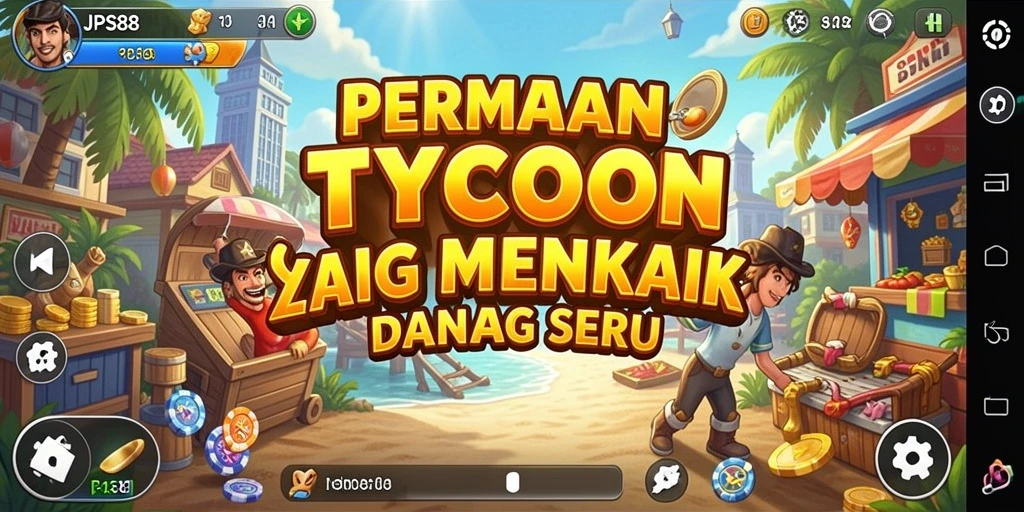 Tampilan layar permainan JPS88 yang menarik dan penuh warna.