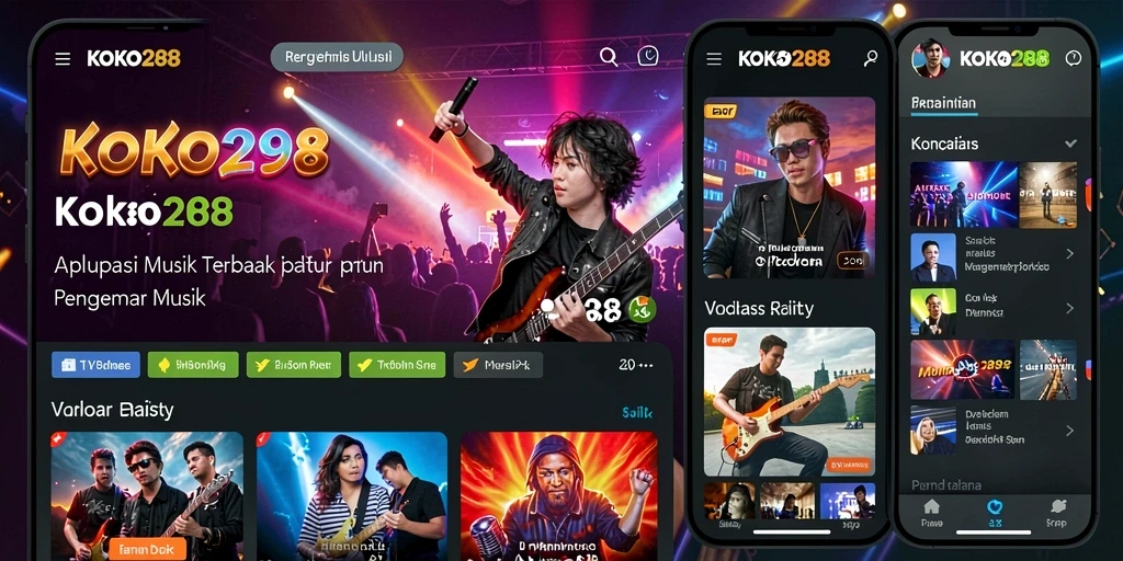 Tampilan interaktif KOKO288 menampilkan video musik yang mengesankan.