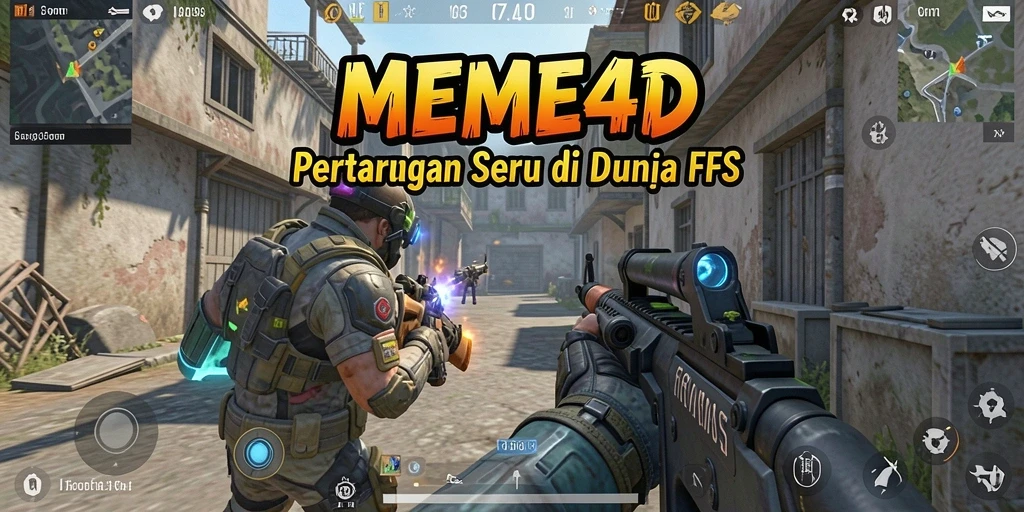 Gameplay seru dengan aksi tembak-menembak memukau di MEME4D.
