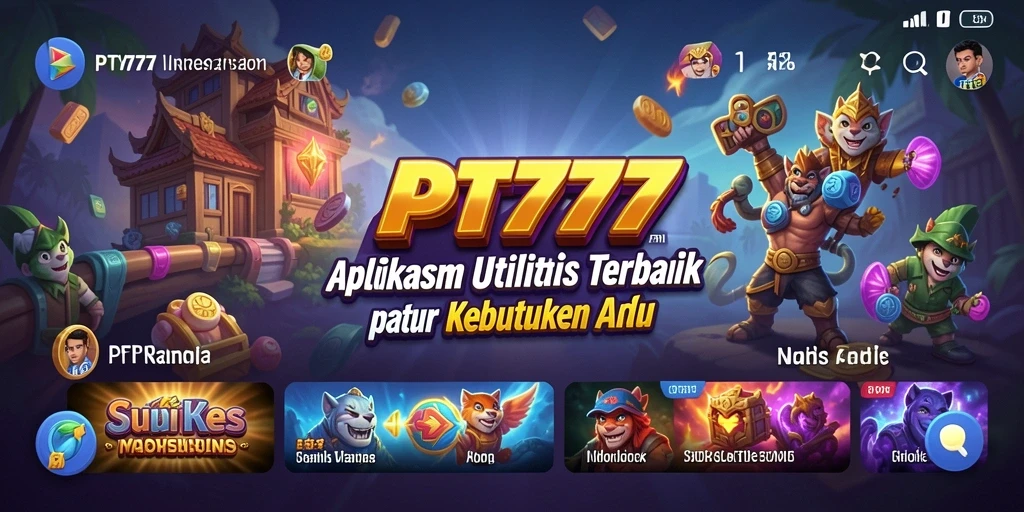 Tampilan antarmuka PT777 yang rapi dan mudah digunakan.