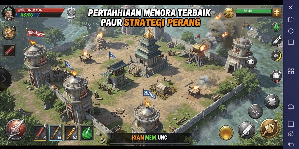 Gameplay R6R6 yang menegangkan dalam Tower Defense.
