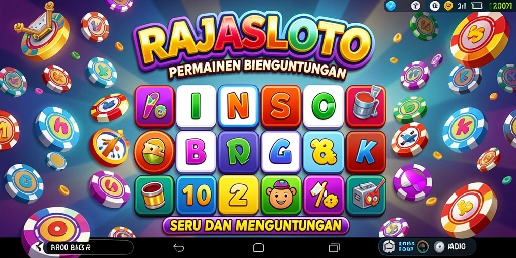 Tampilan menarik gameplay Bingo di RAJASLOTO.
