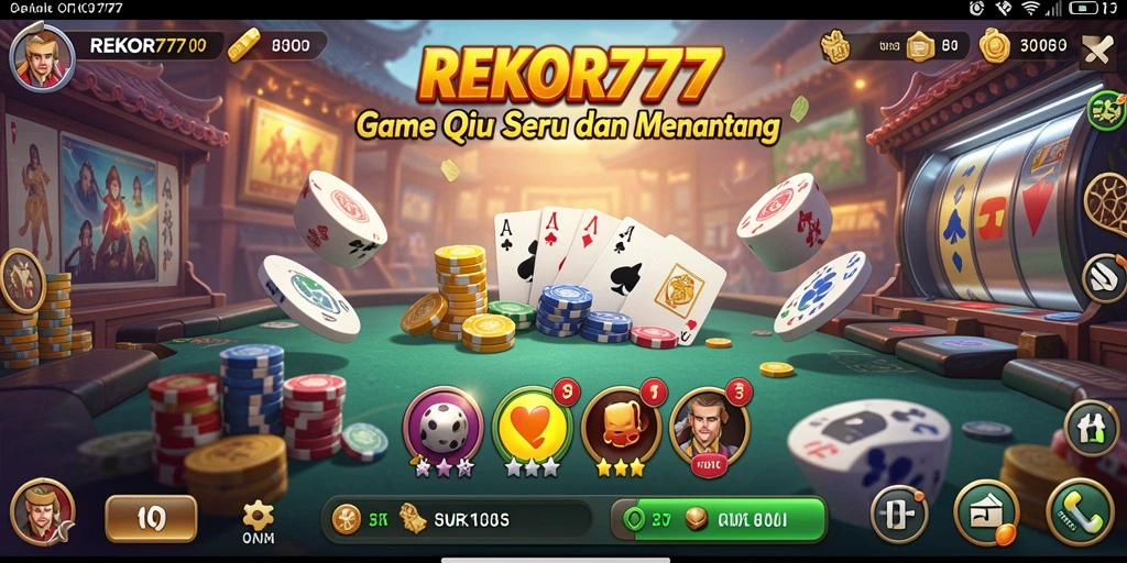 Screenshots gameplay QiuQiu yang menegangkan dan seru.