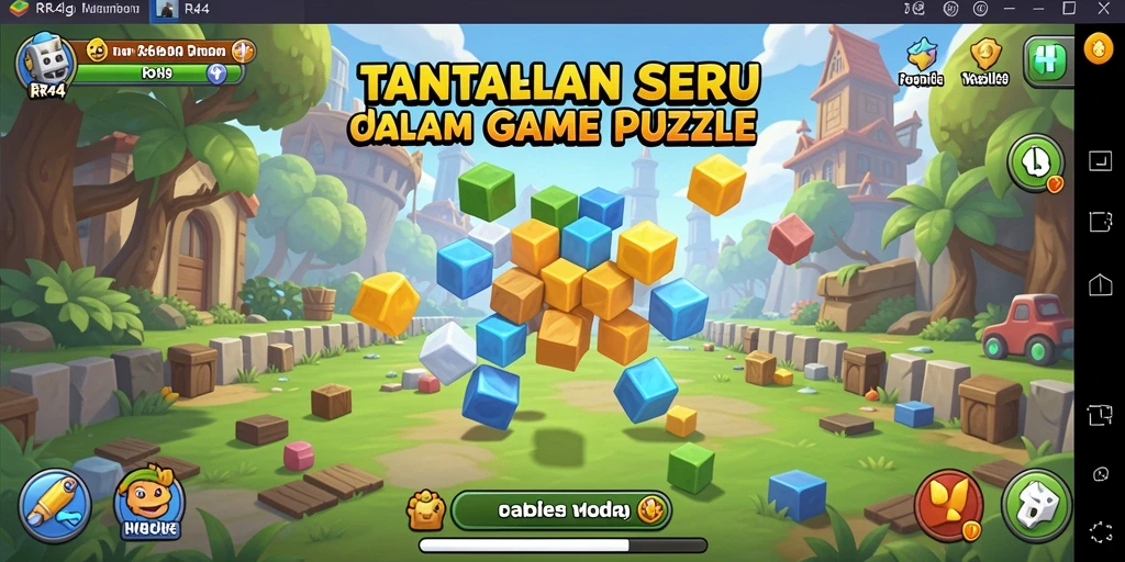 Gameplay menarik dari RR44 dengan tantangan puzzle beragam.
