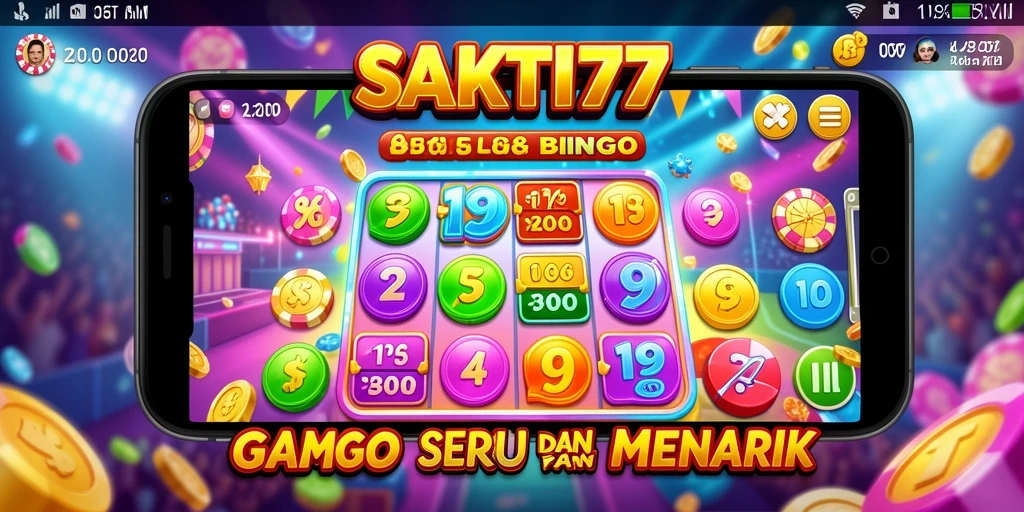 Screenshot gameplay Bingo di SAKTI77 yang menunjukkan keseruan bermain.