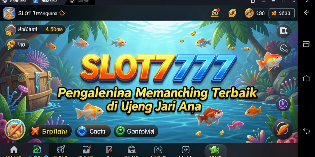 Screenshot SLOT777 menampilkan aksi memancing yang seru.