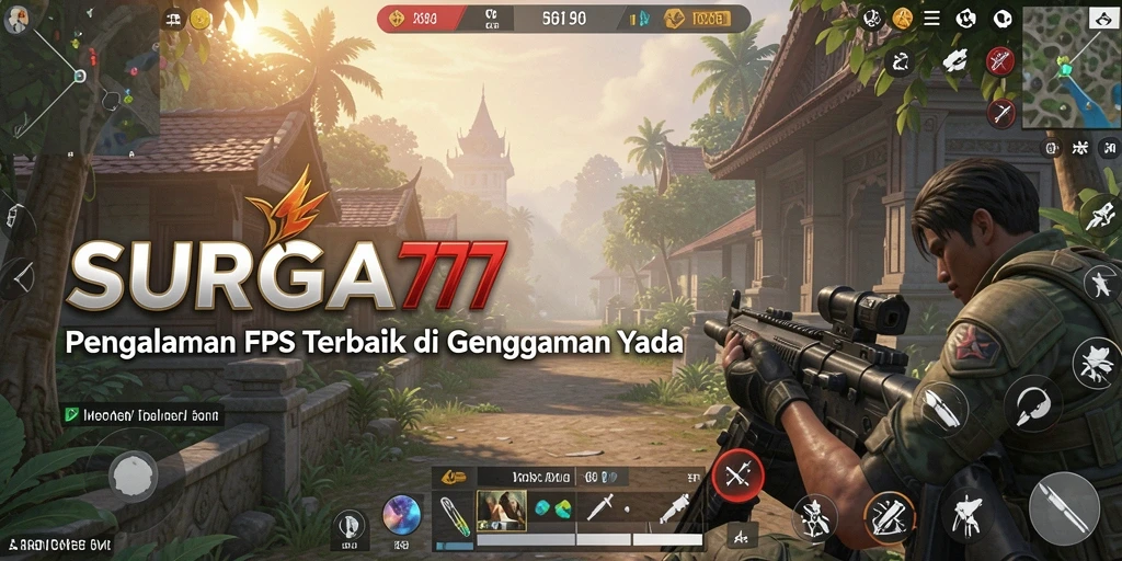 Tampilan intens pertempuran dalam gameplay SURGA77 yang menegangkan.
