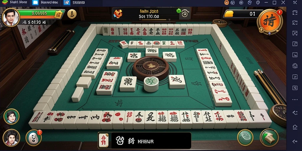 Screenshot gameplay SVIP5 menampilkan aksi mencocokkan tile Mahjong yang seru.